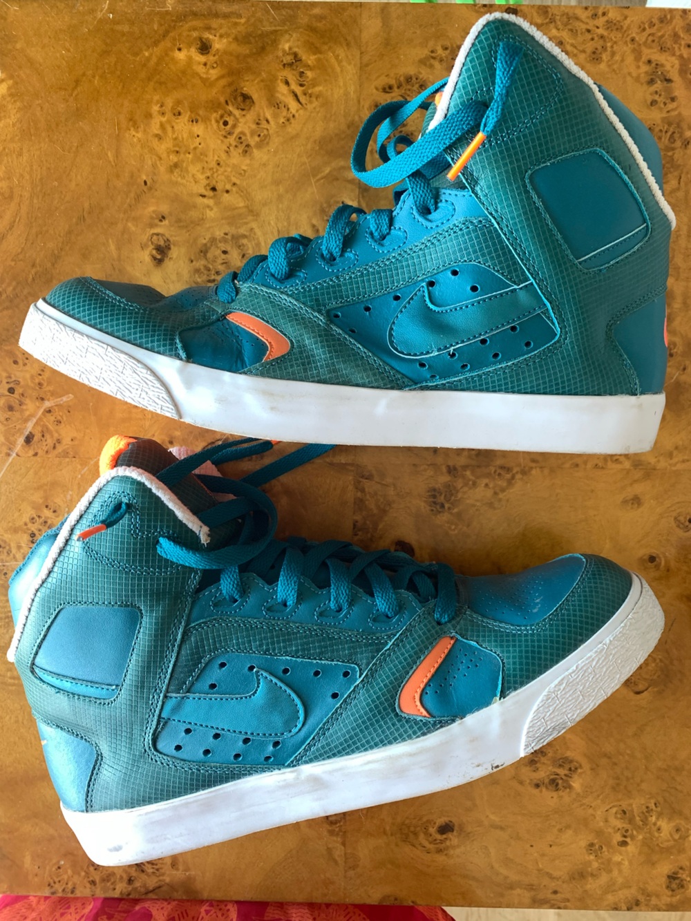 Nike Auto Flight High Sneakers Miami Dolphins 2010 special